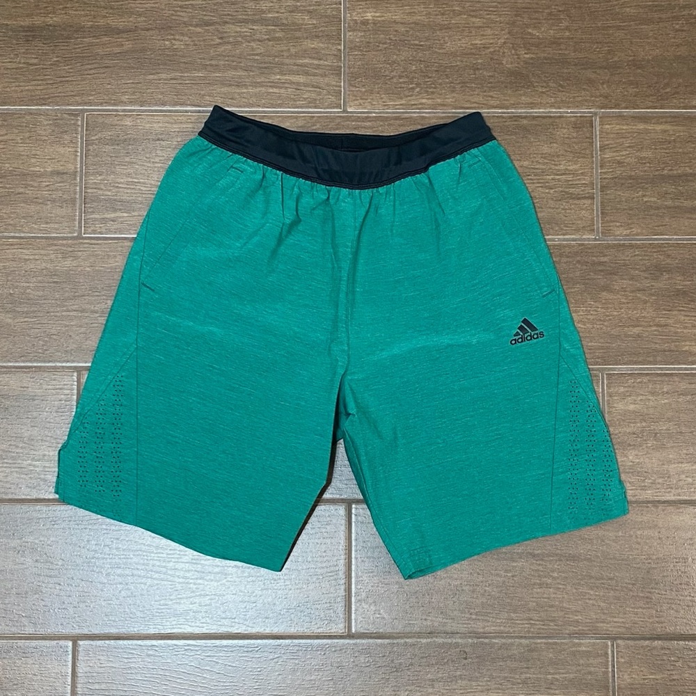 Adidas Green Athletic Shorts